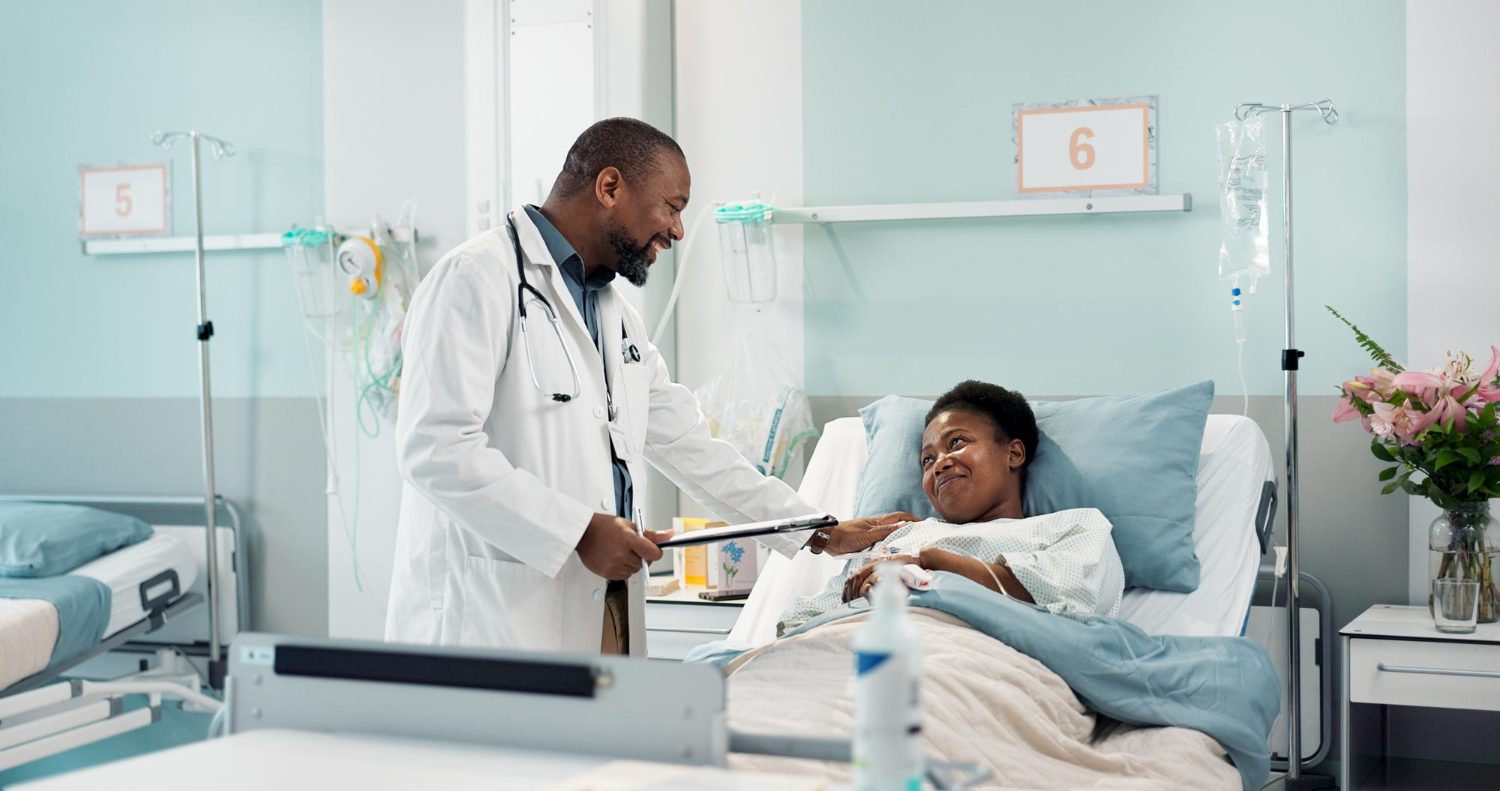 A DBSC doctor caring for a patient